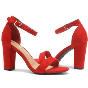 Red sandals